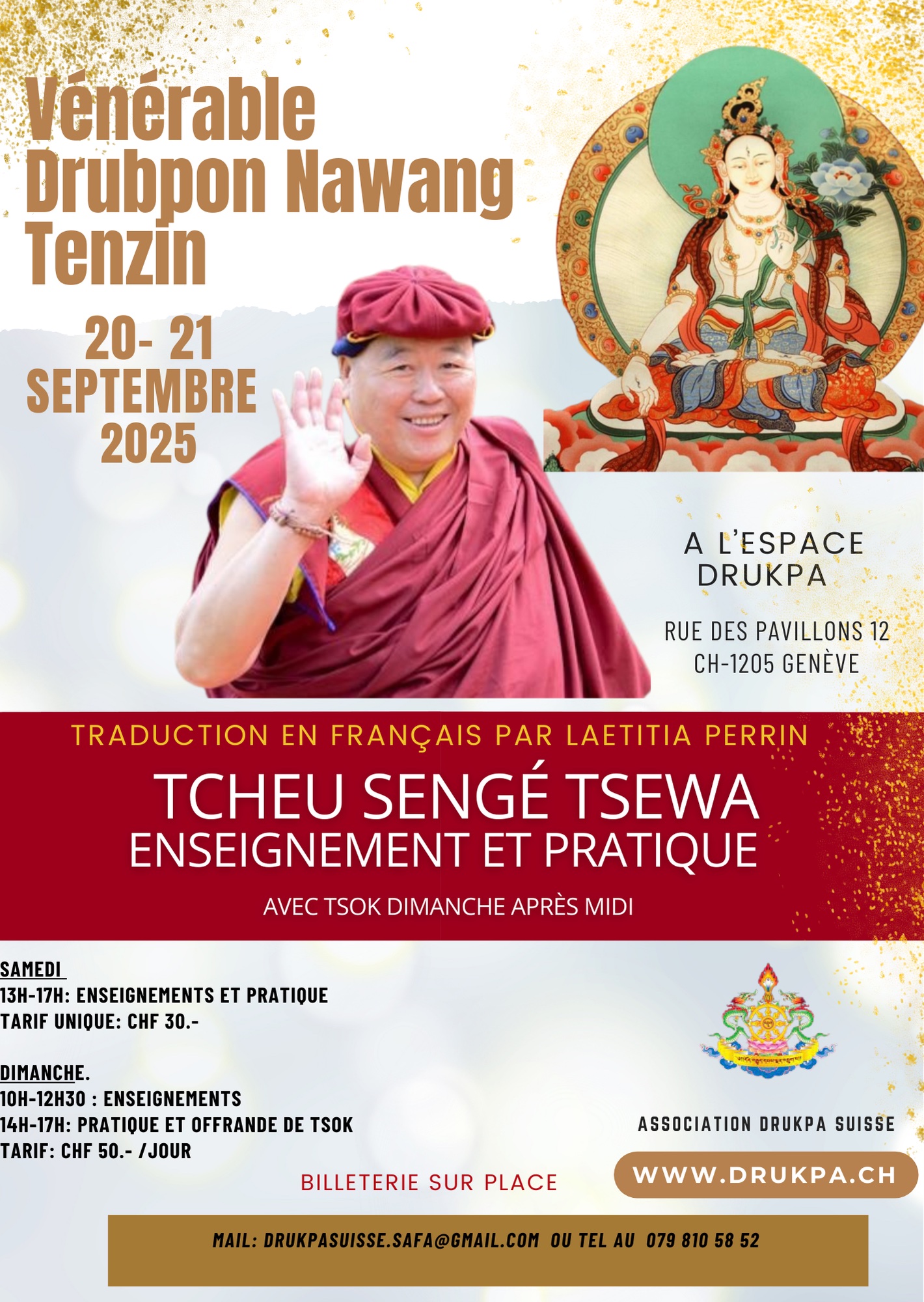 Drubpön Nawang Genève. sept 2025